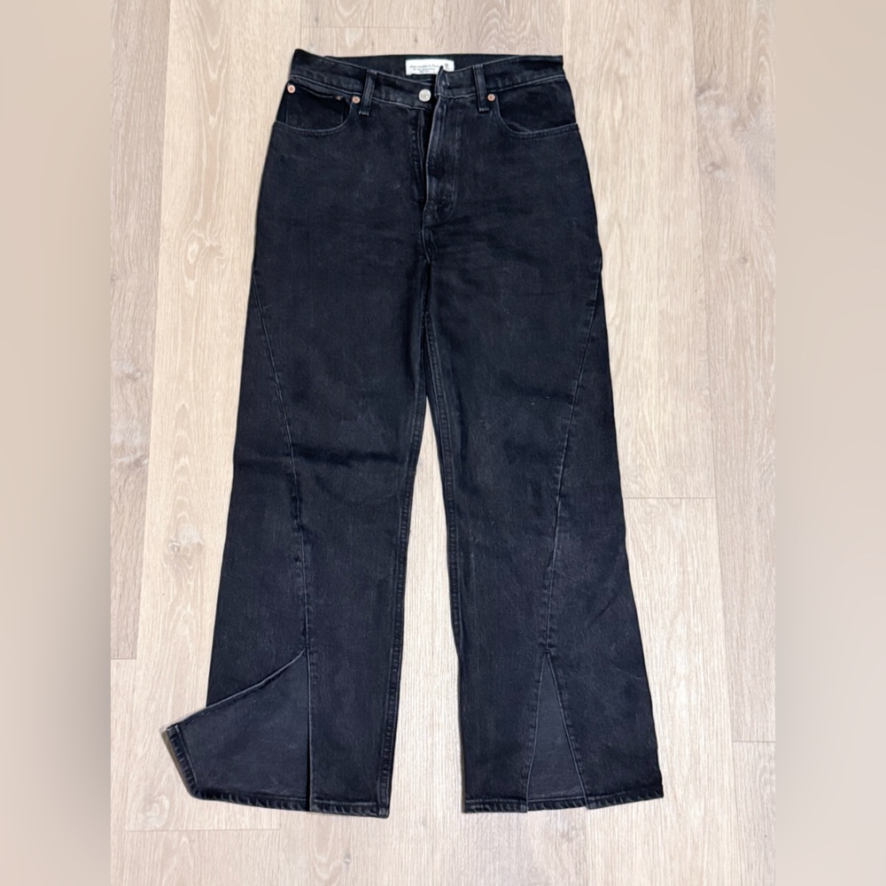 Abercrombie & Fitch Black Flare Jeans